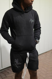 “Black Out” Acid Wash Set