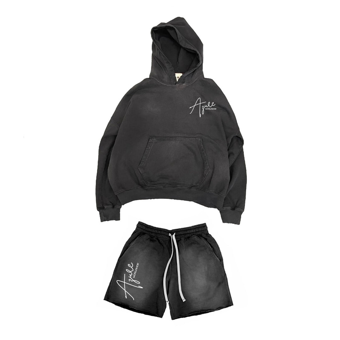 “Black Out” Acid Wash Set