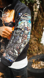 Load image into Gallery viewer, AWW Godly zip up hoodie
